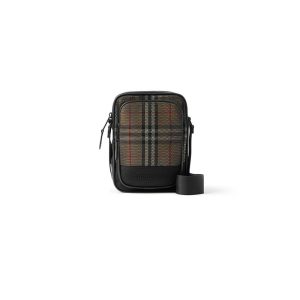 Monogram Stripe e-canvas tote
