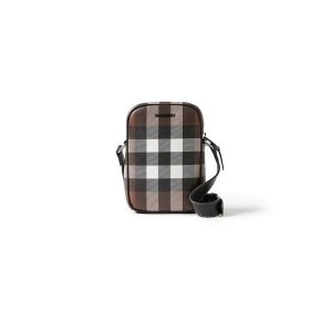 Olympia Pouch checked shoulder bag