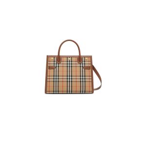 Mini Vintage Check Two Handle Title Bag