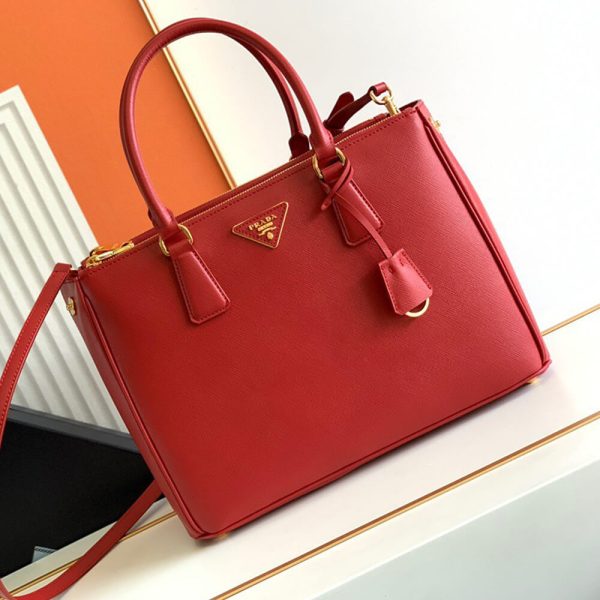 large Pra*a galleria saffiano leather bag