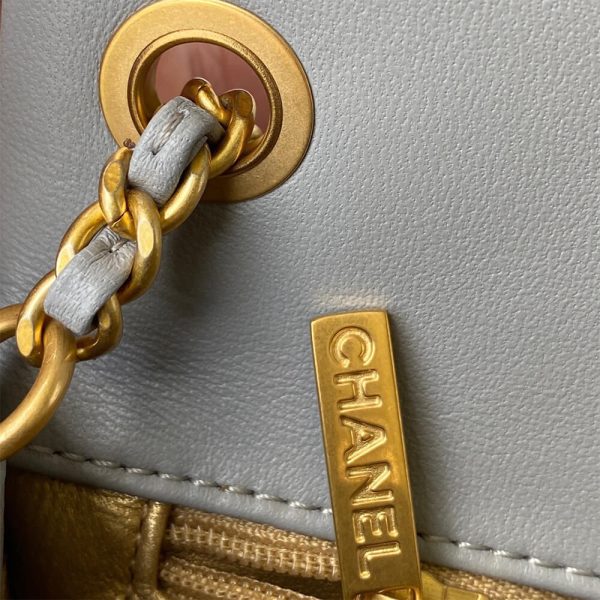 Ch*el pearl crush mini rectangular flap